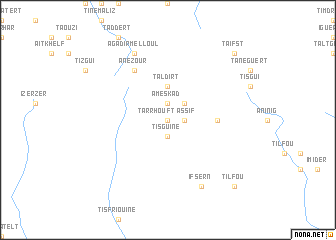 map of Assif Tarrhouft